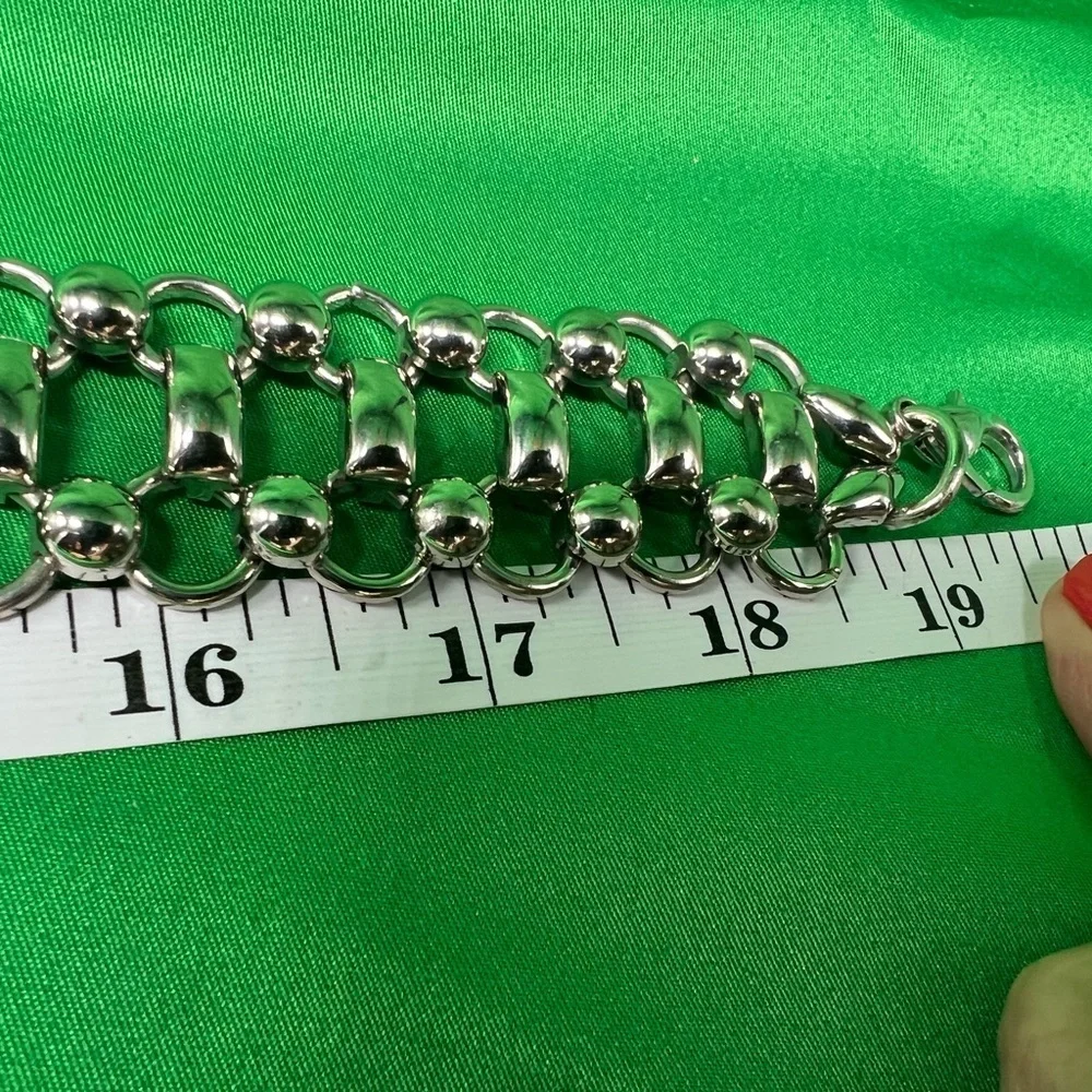 Chrome chain belt